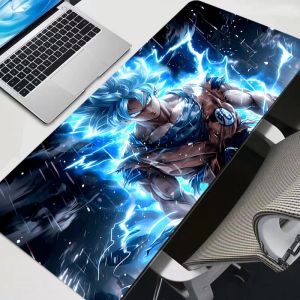 Bandai | Colorful Gaming Keyboard Rug Home Laptop Japan Cool Anime Mouse Pad XL Black DBZ Dragon Ball Z Desk Mat PC Gamer Carpet Mousepad