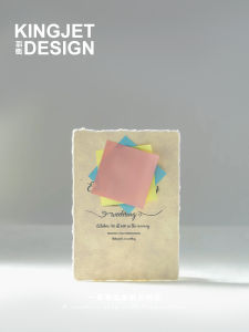 สมุดบันทึกสีโมลานดี้ Kingjet Original น้ำหนักเบา ทนทาน ขนาดพกพาสะดวก อุปกรณ์ธุรกิจสำหรับบ้านและสำนักงาน