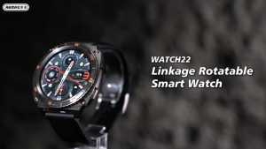 Remax SMART WATCH 22 Rotating Bezel AI IP68 AMOLED Display Health & Fitness Smart Watch
