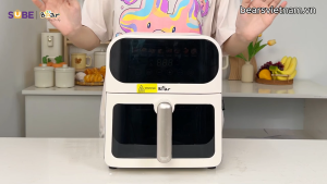 Nồi chiên không dầu Bear AF-4H15J Dung tích 6L Công suất 1450W