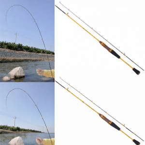 KAIXINYU | Ultralight Micro Lure Fishing Rod Set