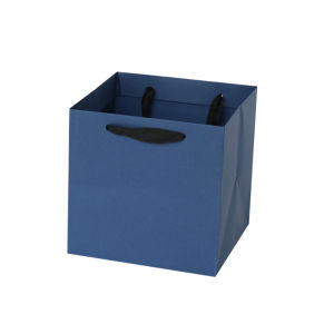 Square Wide Bottom Paper Bag Kraft Paper Card Paper Gift Bag Floral Cake Gift Bag XT Packaging Industrial Use Handheld Bag