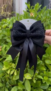 โบว์ติดผม เน็ตติดผม กิ๊บติดผม เครื่องประดับผม แฟชั่น อุปกรณ์ตกแต่งผม โบว์ใหญ่ โบว์พยาบาล ข้าราชการ hair bow