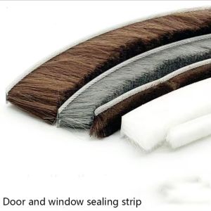 5/10/20 Brush Strip Self Adhesive Door Window Sealing Strip Home Door Window Sound Insulation Seal Film Door  Swal Weather Strip