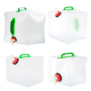 【Outdoor】5L/10L/15L/20L Camping Bucket Water Storage Portable Water Carrier Bag Large Capacity No Leakage Camping Equipment Supplies