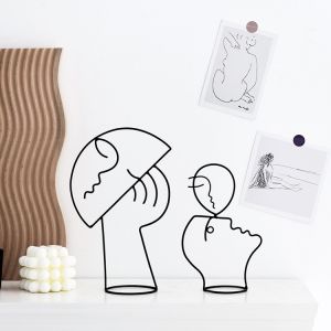 OurHome [พร้อมส่ง] เครื่องประดับนามธรรมแบบนอร์ดิก ของตกแต่งบ้าน ขาตั้งเครื่องประดับศิลปะ เครื่องประดับตกแต่ง อุปกรณ์ประกอบฉากถ่ายภาพ