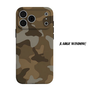 Desert Camo Phone Case for iPhone 18 17 16 15 14 13 12 11 Air Pro Max Plus Double-layer Cover