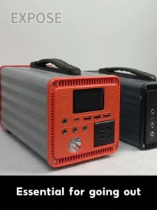 EXPOSE Power Station 300W 108000mAh Large Capacity Multi Function Outdoor Power Bank Solar Generator