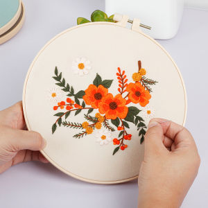 Hand Embroidery DIY Self-Embroidery Suzhou Embroidery Material Kit Ancient Style Picture Frame Painting Beginner Embroidery