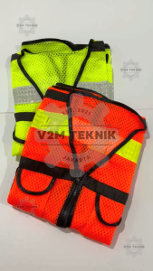 Rompi Jaring 6 Kantong / Rompi Jaring Proyek / Rompi Safety Proyek Tambang / Rompi Model 6 KANTONG