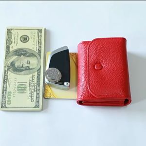 PIYU 🔥กระเป๋าสตางค์สั้นสไตล์เกาหลีใหม่กระเป๋าสตางค์พับได้ 3 พับกระเป๋าสตางค์แฟชั่นมินิสำหรับนักเรียน