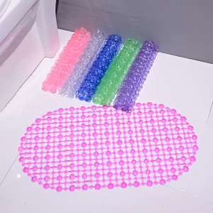 Anti Slip PVC Bathroom Mat 65 * 36CM Shower Mat Waterproof Quick Drying Bathroom Bilik mandi Household Anti Slip Mat