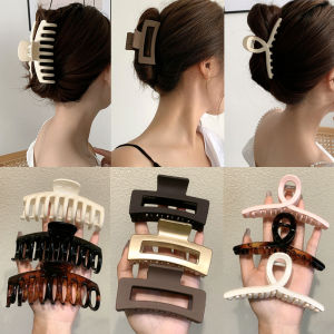 6/pcs Hair Claw Clip Korean Style Solid Hair Shark Clip Fashion Hair Clip for Women Girls Hair Accessories