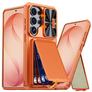 Ốp Điện Thoại Samsung Galaxy S26 Ultra - Vỏ Bảo Vệ Toàn Diện Bằng Titan TPU Chống Sốc Tích Hợp Giá Đỡ Camera Ngăn Đựng Thẻ Chống Trầy Xước Chống Bụi Chống Trượt