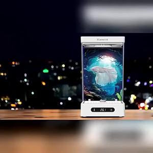 Smart betta dedicated fish tank desktop mini small ecological self-circulating desk aquarium fish tank