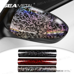 SEAMETAL Car Stickers Carbon Fiber Protective Film Motorcycle Scooter Car Decal Wrap