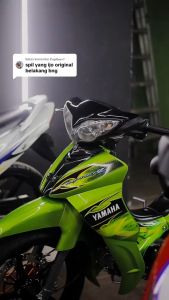 Striping Stiker Polet Yamaha Jupiter Z Hijau 2009-2010: Stiker Body Motor Berkualitas
