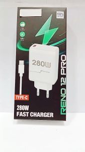 Charger 280W Super Vooc For OPP RENO 12 PRO Fast Charger Casan HP 1 SET Support Fast Charging