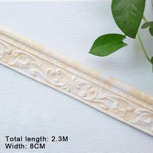 230cm 3D Embossed Foam Wall Decor Self Adhesive Backing Board Trim Decorative Wallpaper Border Baseboard Molding Home Decor
