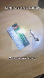 Senter Luby L-8930 1W Rechargeable Torch | Senter Luby L-8930 3 Cahaya