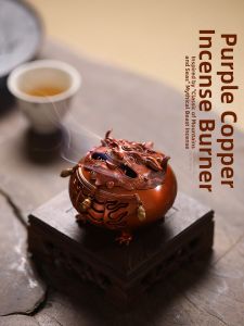 Aesthetic Bronze Incense Burner Display Piece