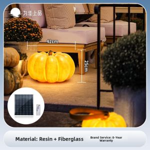 VINCAN | Waterproof Solar Outdoor Lighting Pumpkin Shape