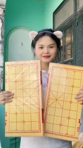 Bộ Cờ Tướng Loại Lớn 42x42cm Kèm Bàn Cờ Kiêm Hộp Đựng