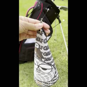 2 Counts New High Quality Golf Towels Fashionable and Double Sided Print Telescopic Hook Quick Drying Super Absorbent Soft Fast