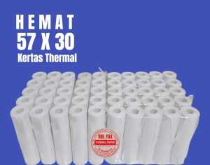 kertas thermal murah 57x30mm 10roll