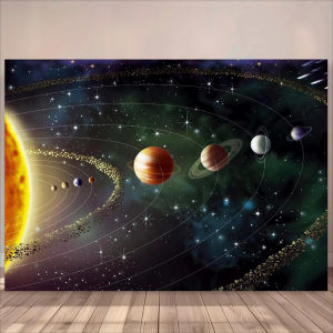 Jigsaw Puzzle 500 1000 1200 2000pcs Colorful Planets And Stars In Galaxy For Adults Stress Relief Relaxing Activity