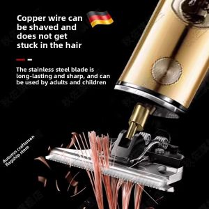 MONLEYTA | German Precision Electric Shaver Dual Use Hair Trimmer Mens Hair Cutter Cordless Washable Blade Portable Wet/Dry Shaver