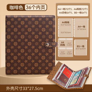 Family Document Storage Bag Baby Birth Certificate Household File Folder Certificate Protection Cover Business License Album