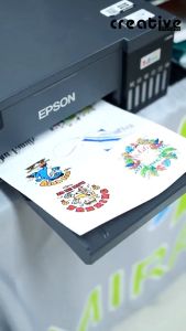 Creative Transfer Paper: Instant Dry Sublimation Paper A4 Size 50 PCS 100 GSM School Supplies Sheet