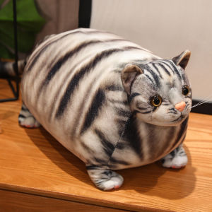 Hot 1pc 30/50cm Simulated  Cat Plush Toys Cute Cat Stuffed Animal Doll Soft Fat Cat Pillow For Children Gifts