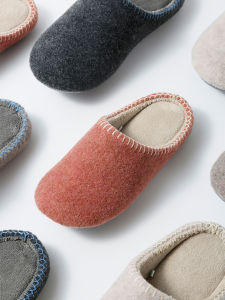 Dép Bông Lông Cừu Nhật Bản Ấm Áp Đế Mềm Trong Nhà Mùa Đông Chống Trượt Sàn Yên Tĩnh Cho Cặp Đôi Dùng Tại Nhà Nam Nữ