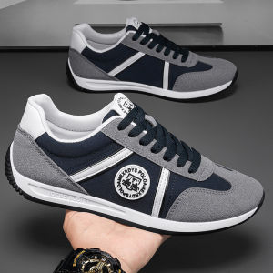 Mens Casual Running Shoes Breathable Autumn Winter Style Running Shoes Comfortable All-Match Fashionable Leather Shoes