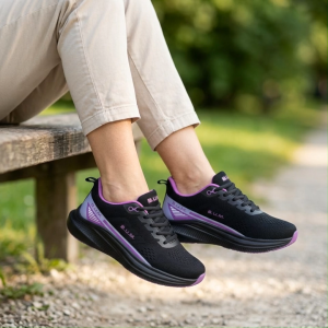 BUM Equipment Womens Shoe - Kasut Wanita Kasual Selesa - BY89073/BY89074 Black x Purple/Beige x Brown Sneakers