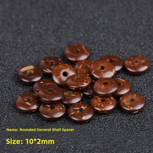 Authentic Cowhide Spacer Beads Spacer Pads Olive Seed Brass Hand Chain Star Moon Padauk Accessories Cultural Playthings