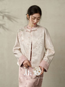 JK&JS | Silk-like Embroidery New Chinese Style Outerwear Spring Ladies