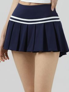 Anti-peek Mini Striped Short Skirt