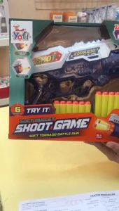 Mainan Anak Pistol Tembakan Nerf Seri Sport/Indoor/Soft Toys Gun/Peluru Spons Pistol Lembut