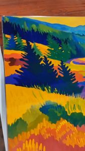 HIMALAYA35*50 Bedroom Dining Room Living Room Office Hotel Abstract Mountain peak scenery PaintiNG DESIGN