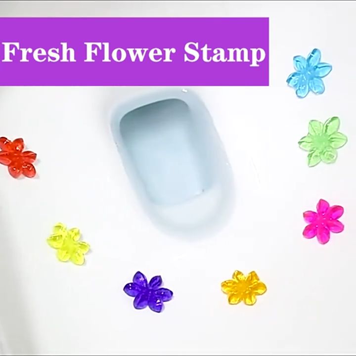 Pelise Toilet Bowl Cleaner Gel Flower Stamp Toilet Deodorizing Gel