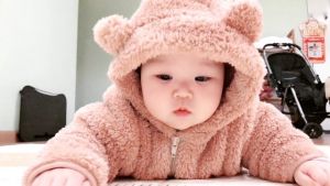 Áo lông tai gấu cho bé trai và gái 1-6 tuổi