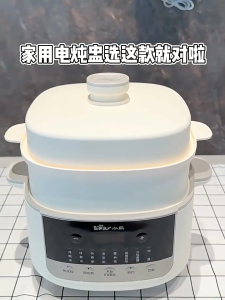 Bear 4.1L Electric Stew Pot DDZ-J25H5 Electric Slow Cookers Steam Pot Automatic Baby Supplementary Food Pot Congee Pot Birds Nest with Steamer Preset Time Stew Pot