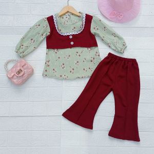 Setelan Anak Perempuan Lucu Model Terbaru Usia 1 Sampai 7 Tahun Bahan Crinkle Premium Motif