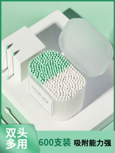 Disposable Double-Headed Cotton Swabs for Makeup Removal And Ear Cleaning Non-Dropping Hair Cotton Tip Lipstick Cleaning