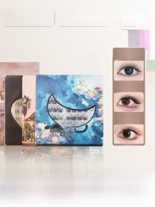 UIMO Self-Adhesive Natural Looking Fake Eyelashes Baby Bend Moon Spring Sand Dune Eyelashes No Glue Required Beauty Tools