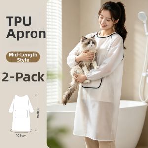 JIEXINYANG | Elegant Waterproof Pet Bathing Apron