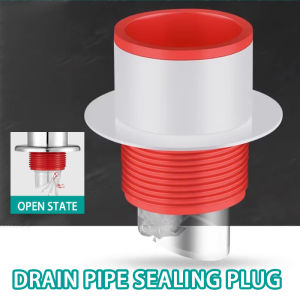 1pcs Universal Drain Pipe Hose Silicone Plug Anti-Odor Drain Plug Sewer Pipe Seal Ring Odor-Proof And Insect-Proof
